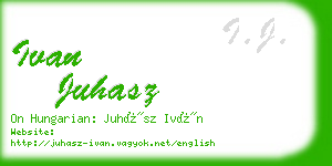 ivan juhasz business card